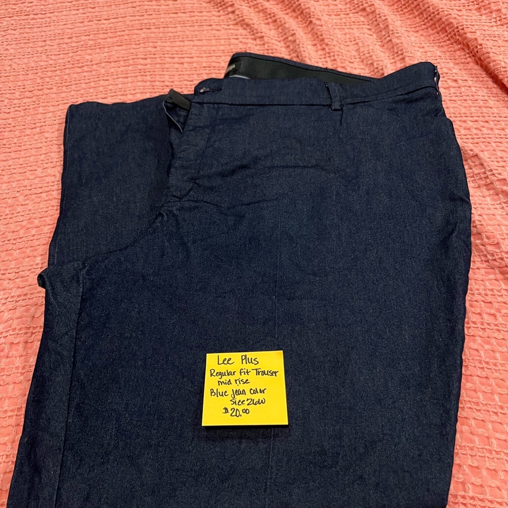 Lee Plus Regular fit trouser mid rise